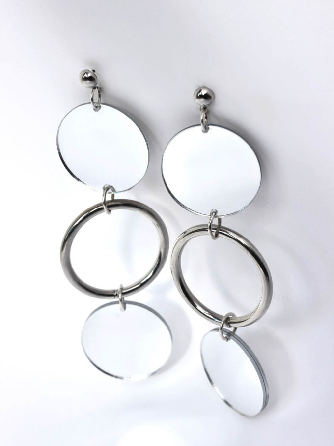 BADASS Mirror Earrings