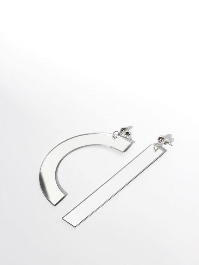 DRUNK SATURDAY Mirror Earrings