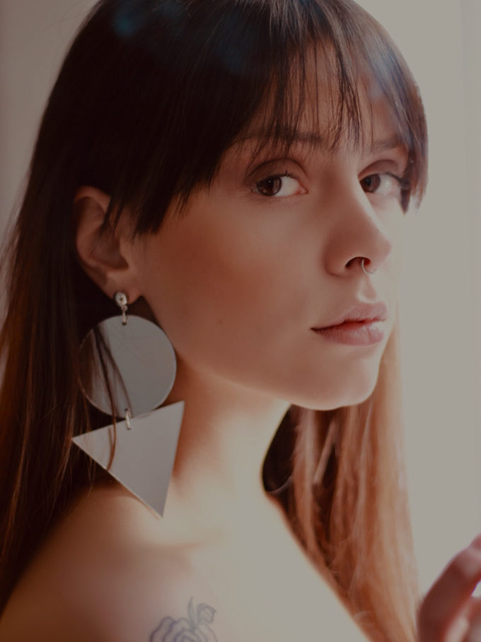 The BOSS Mirror Earrings