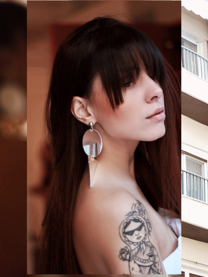 The BOSS Mirror Earrings