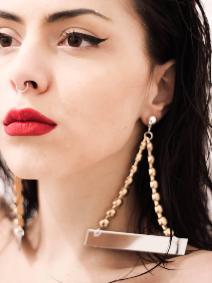 MANHATTAN's SUN Mirror Earrings