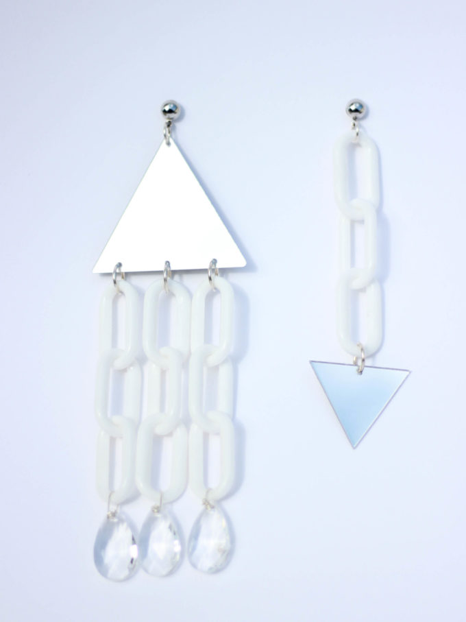 SNOWFLAKE Mirror Earrings