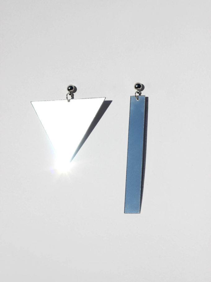 UPSIDE DOWN Mirror Earrings