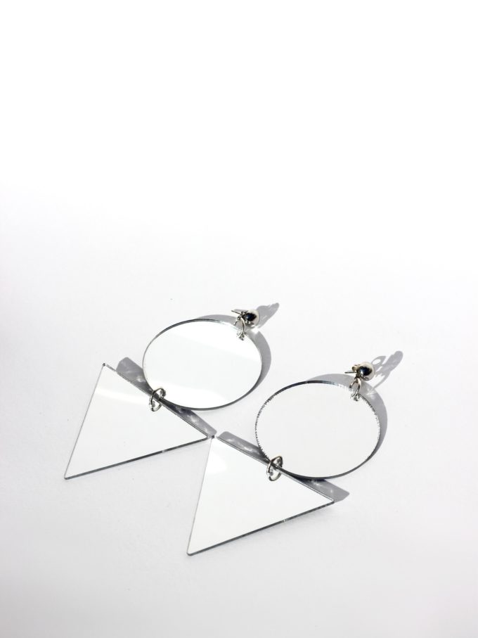 The BOSS Mirror Earrings