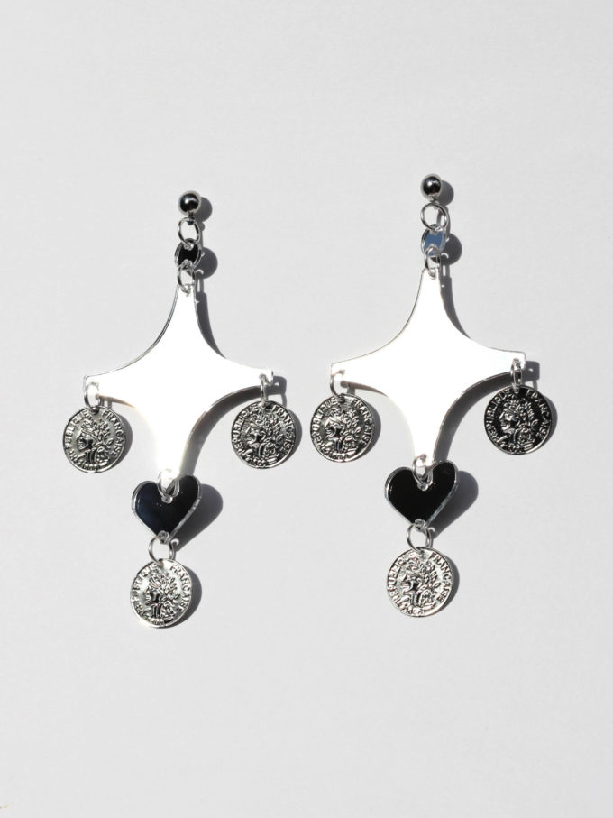 SINNER Mirror Earrings