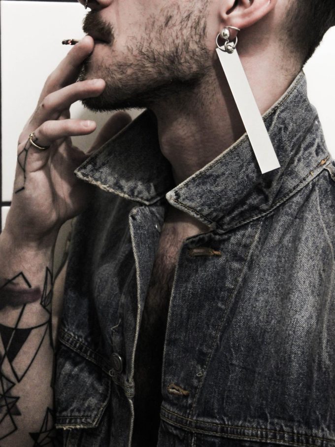 HUMAN Mirror Earrings