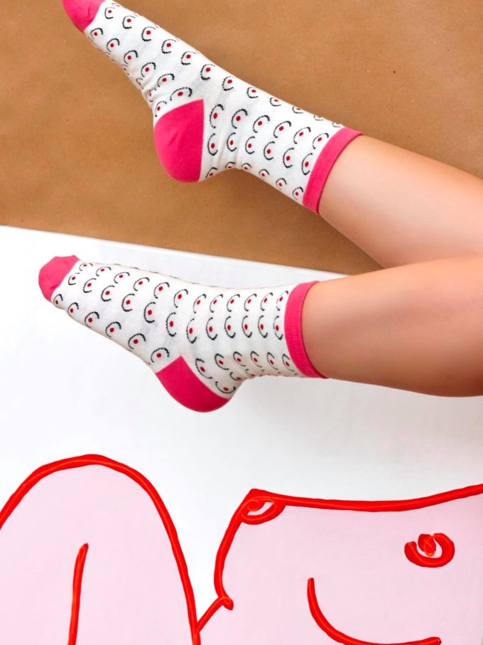 FREETHENIPPLES White Socks