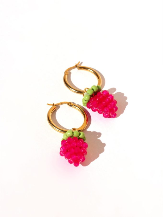 STRAWBERRY (fuchsia) Hoops