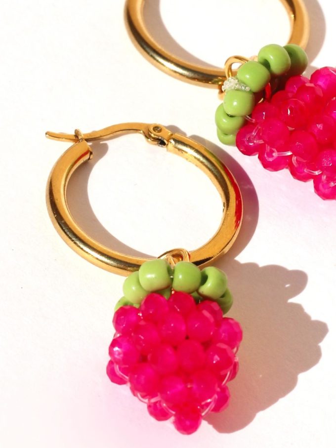 STRAWBERRY (fuchsia) Hoops