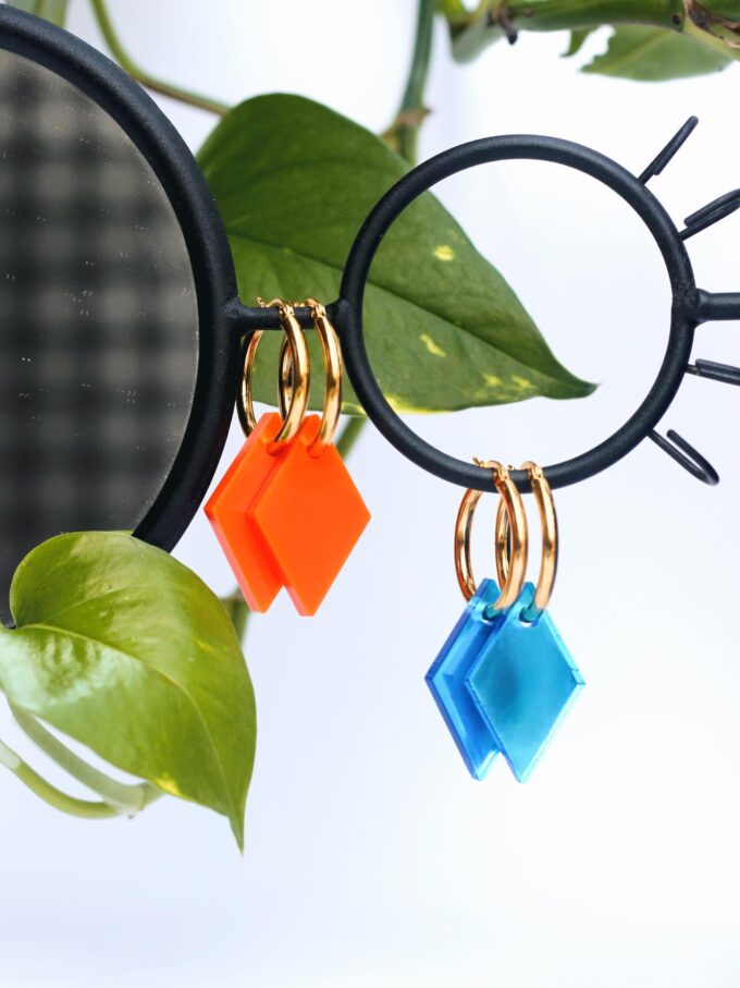 MIRROR Hoops (Rhombus)