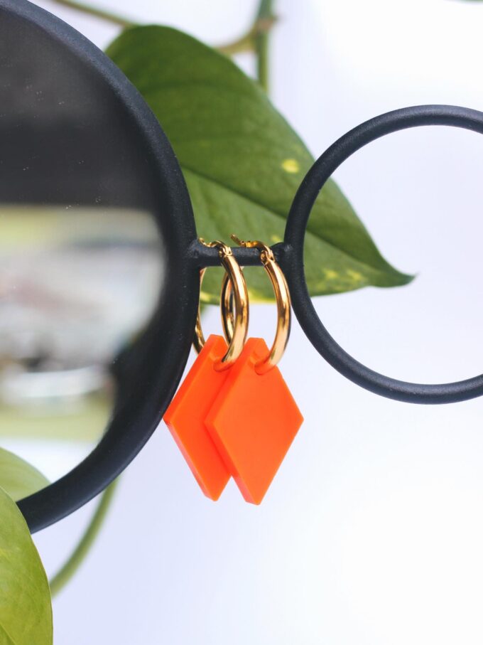 MIRROR Hoops (Rhombus)