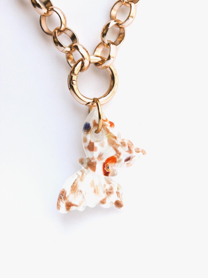 BUTTERFLY Necklace (Beige)
