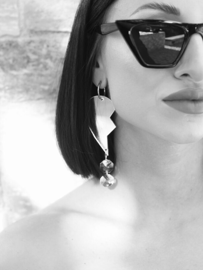 BROKEN Mirror Earrings