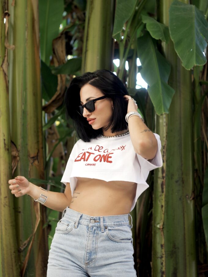 EAT ONE Crop Top