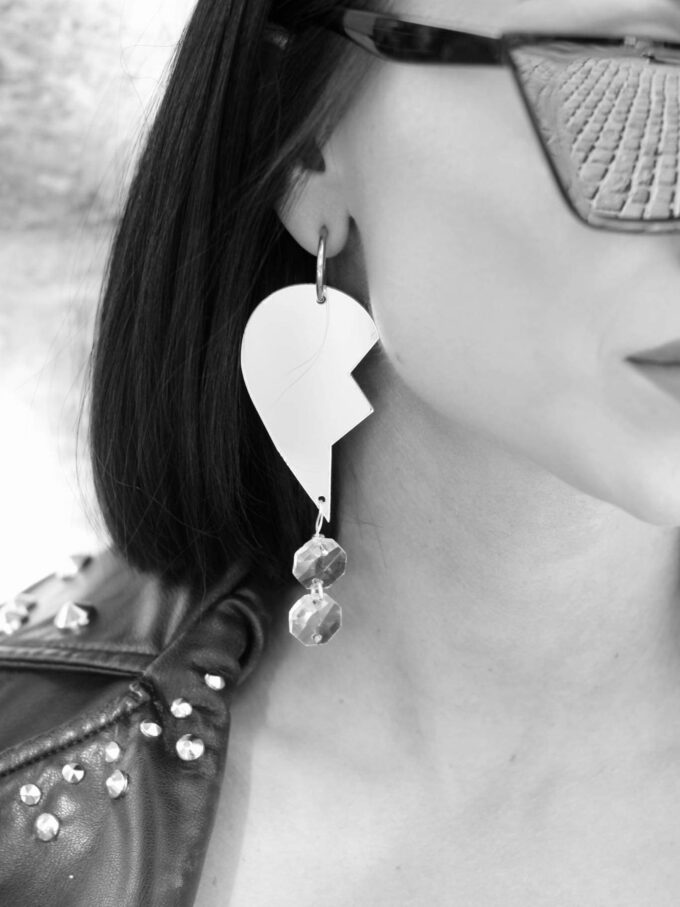 BROKEN Mirror Earrings