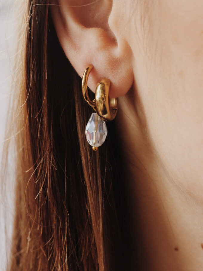MINI CRYSTAL Hoops